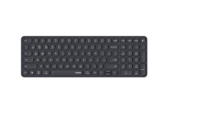 RAPOO Klávesnica E9310M, Bezdrôtová 2.4GHz, Bluetooth, CZ/SK, čierna