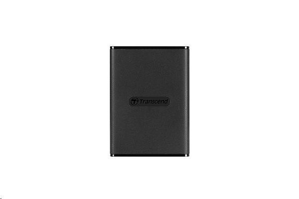 TRANSCEND externý SSD ESD270C 500GB, Portable, USB 3.1 Gen.2, Type C & A, 2 cables 520/460 MB/s, black/čierna
