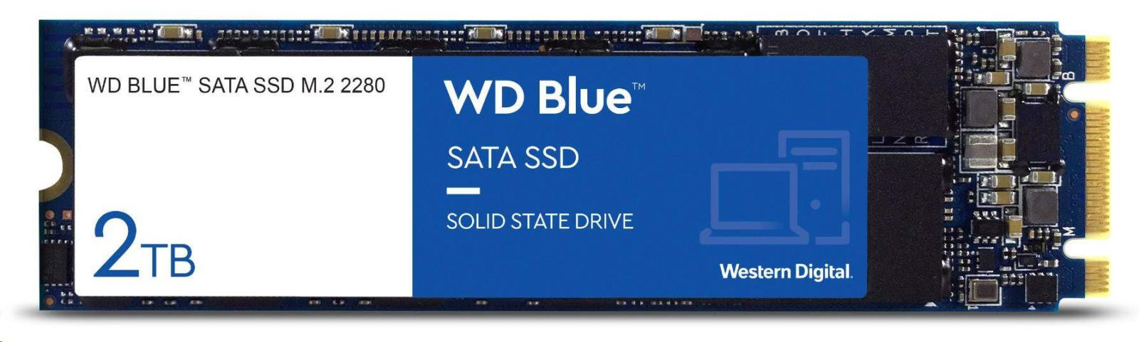 WD BLUE SSD 3D NAND WDS200T3B0B 2TB M.2 SATA (R:560, W:530MB/s)