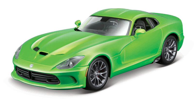 MAISTO - 2013 SRT Viper GTS, metal zelený, 1:18