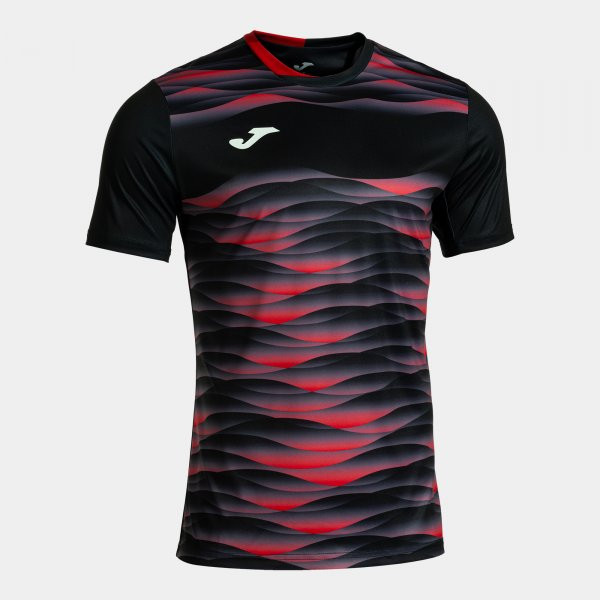 TIGER VII SHORT SLEEVE T-SHIRT BLACK RED M