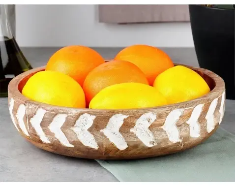 Miska 24 cm, mangové drevo%