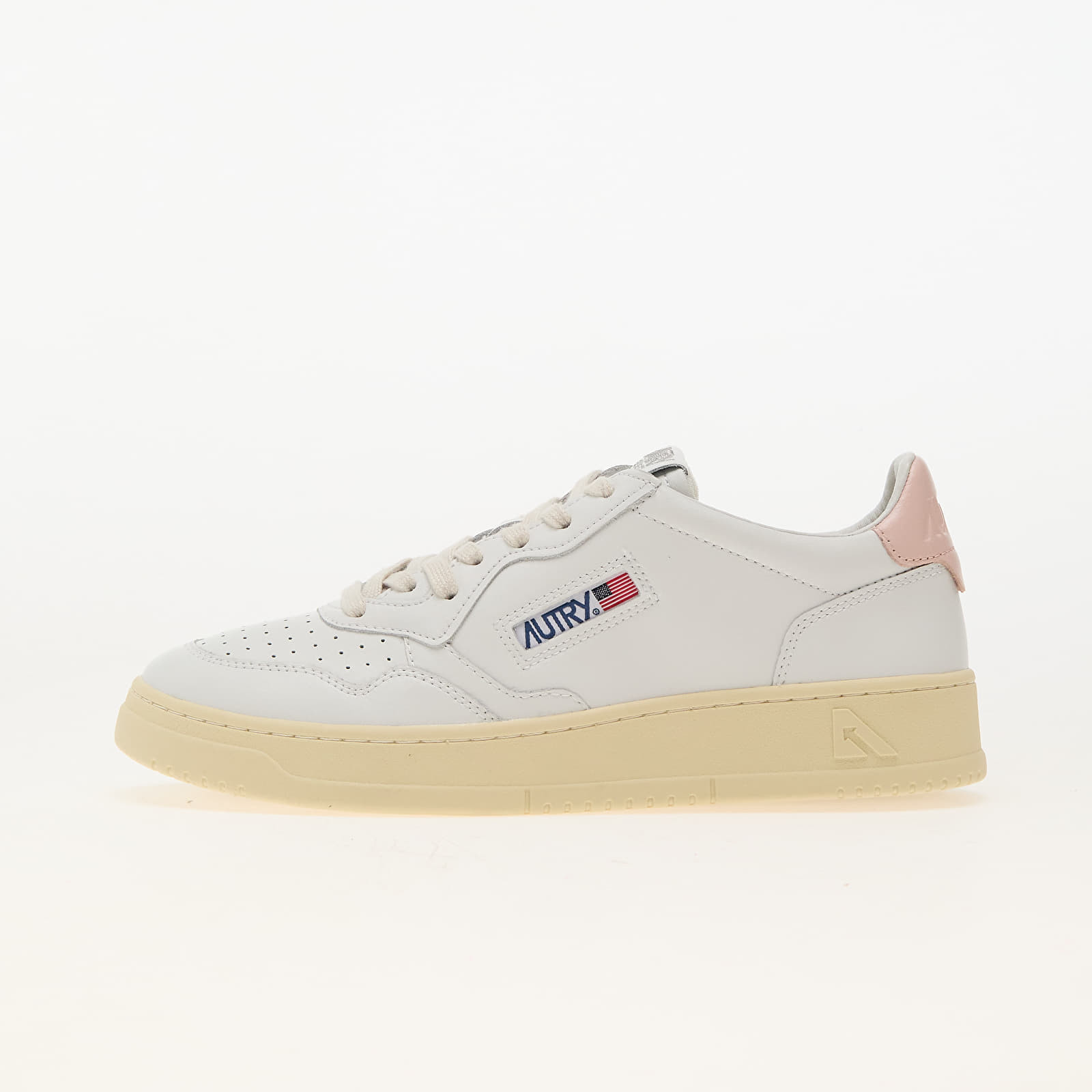 Tenisky Autry Medalist Low Wom Leat/ Leat Wht/ Pink EUR 36