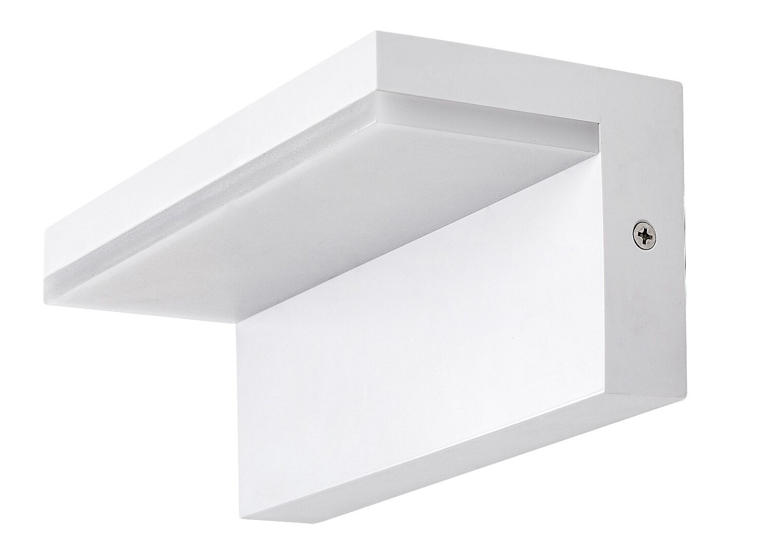 Rabalux Biele fasádne LED svietidlo Zaragoza 10W IP54 77093