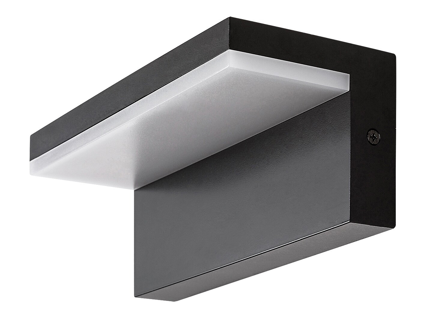 Rabalux Čierne fasádne LED svietidlo Zaragoza 10W IP54 77092