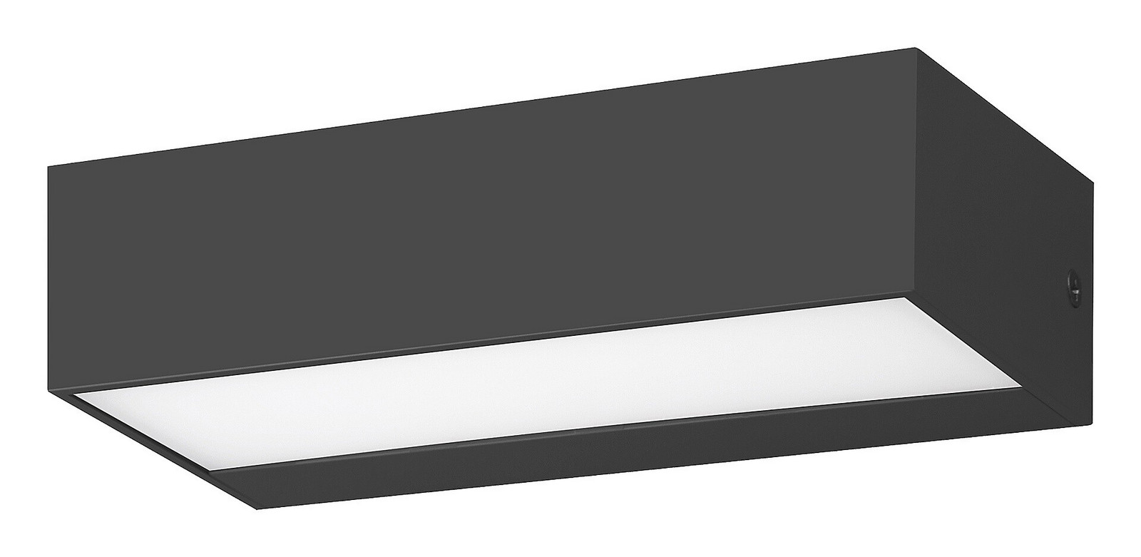 Rabalux Čierne fasádne LED svietidlo Halden 9W IP65 7935