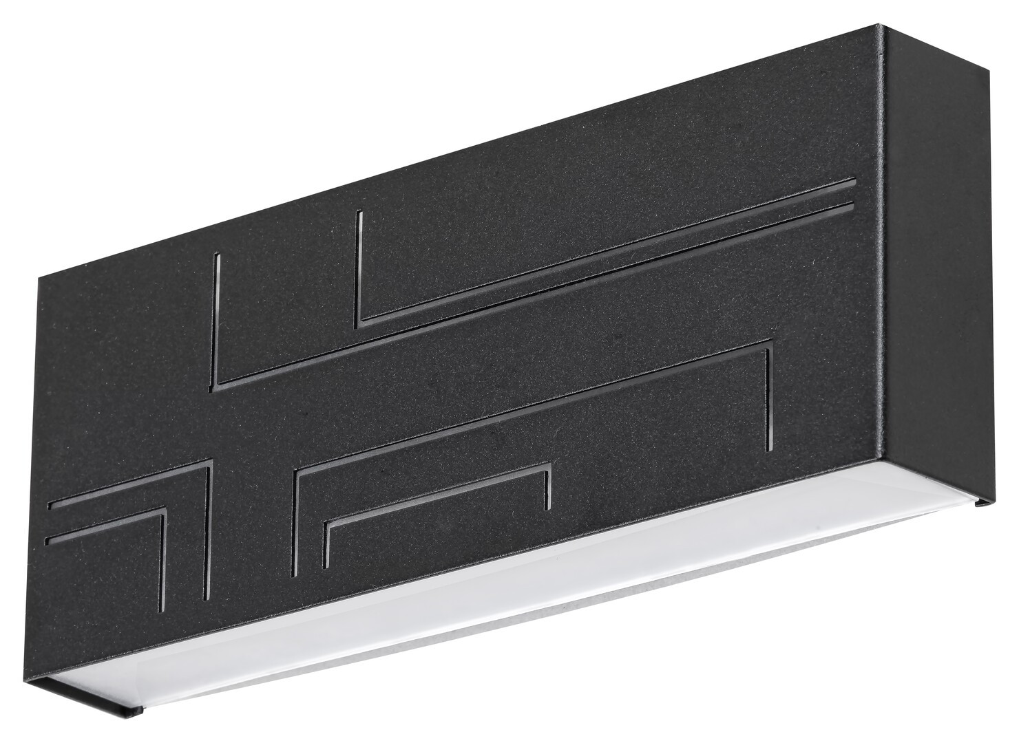 Rabalux Čierne fasádne LED svietidlo Maribor 12W IP65 8873