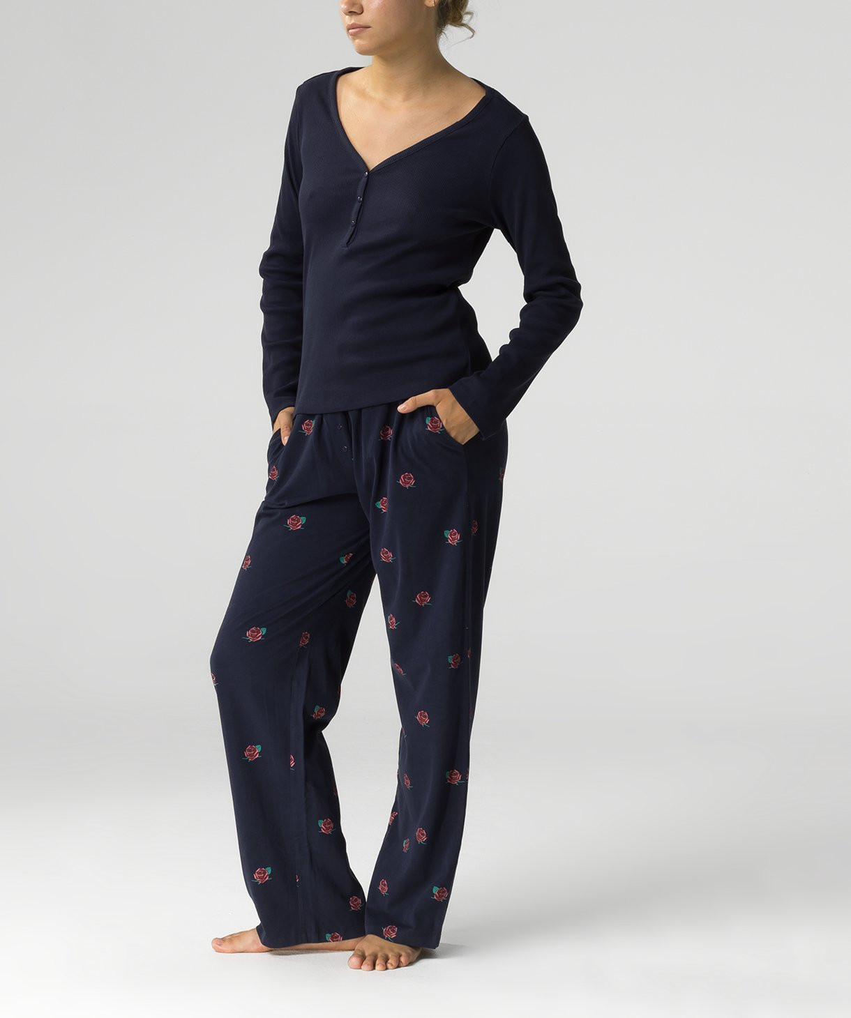 Women's pajama set Atlantic - dark blue