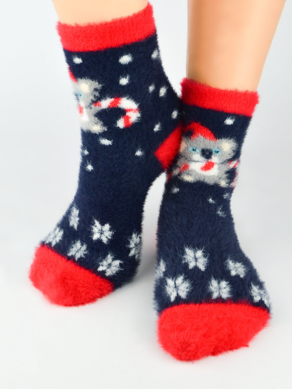 NOVITI Woman's Socks SB090-W-06 Navy Blue