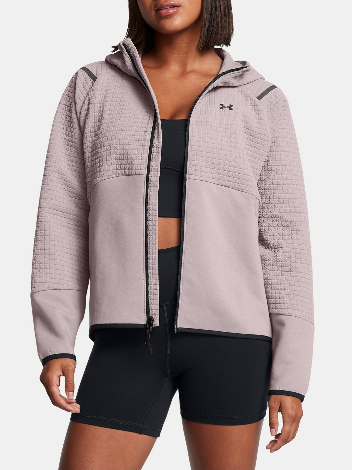 Women's sweatshirt Under Armour UNSTOPPABLE FLC GRID FZ - Women's