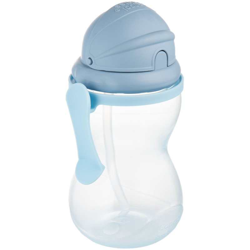 Canpol babies Sport Cup športová fľaša s rúrkou Blue 12m+ 370 ml