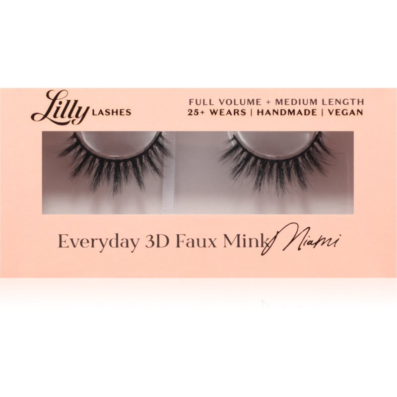 Lilly Lashes Everyday 3D Faux Mink umelé mihalnice typ Everyday Miami 1 pár