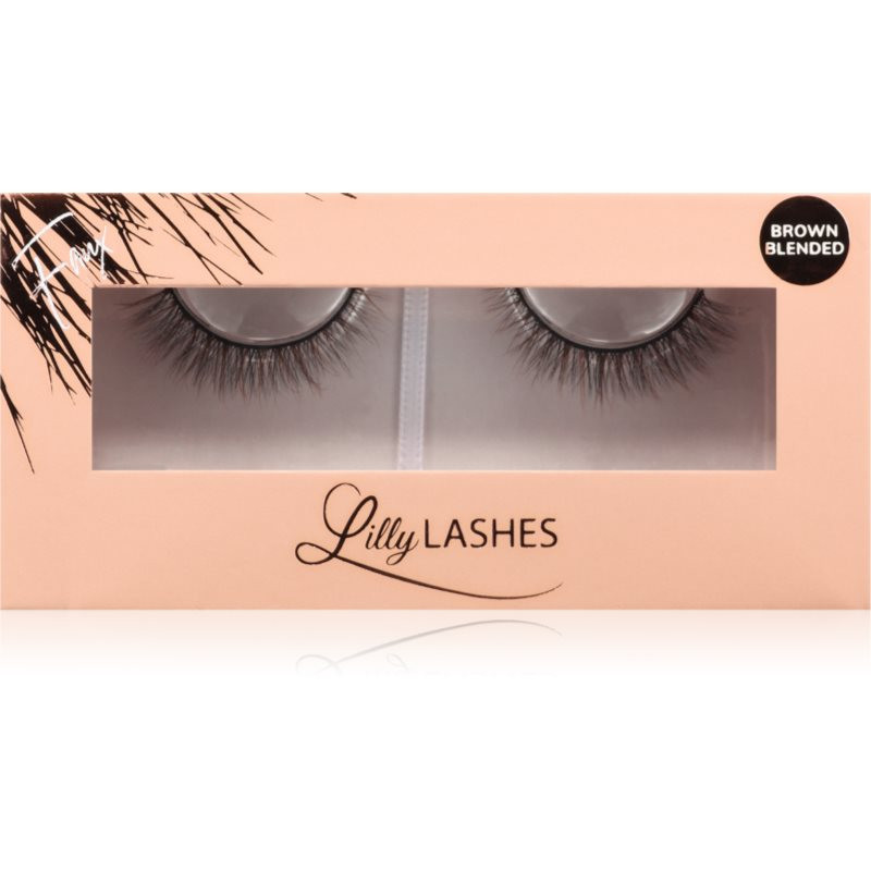 Lilly Lashes Everyday Faux Mink Brown Blended umelé mihalnice typ Naked 1 pár