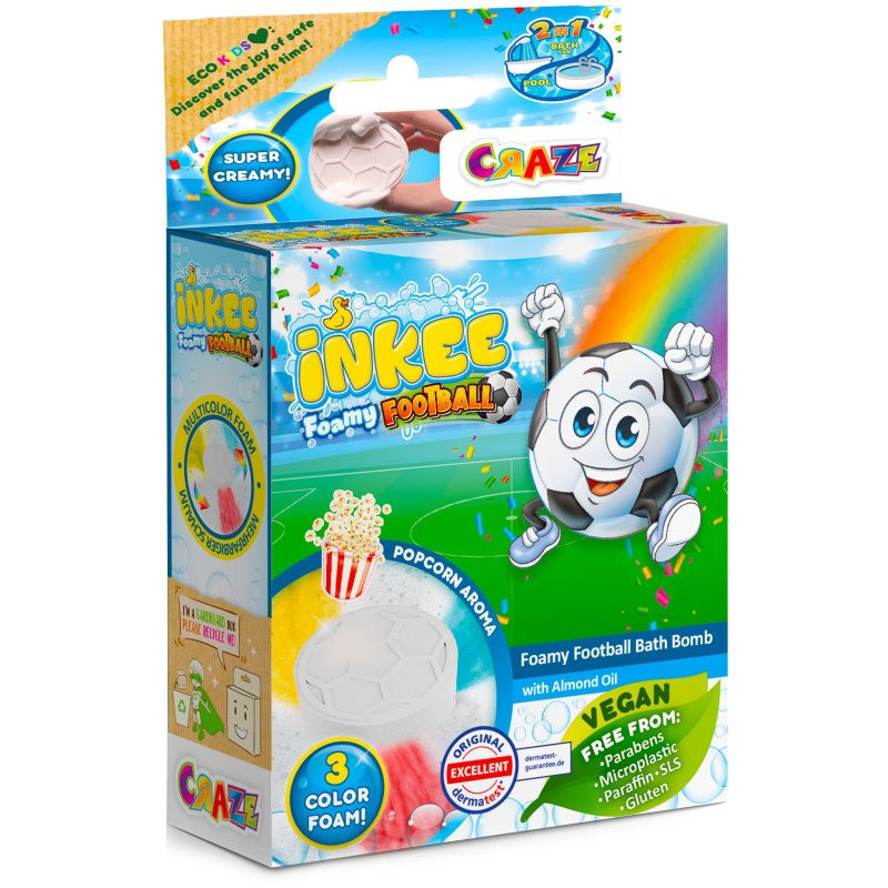 Craze INKEE Foamy Football bomba do kúpeľa pre deti 1 ks