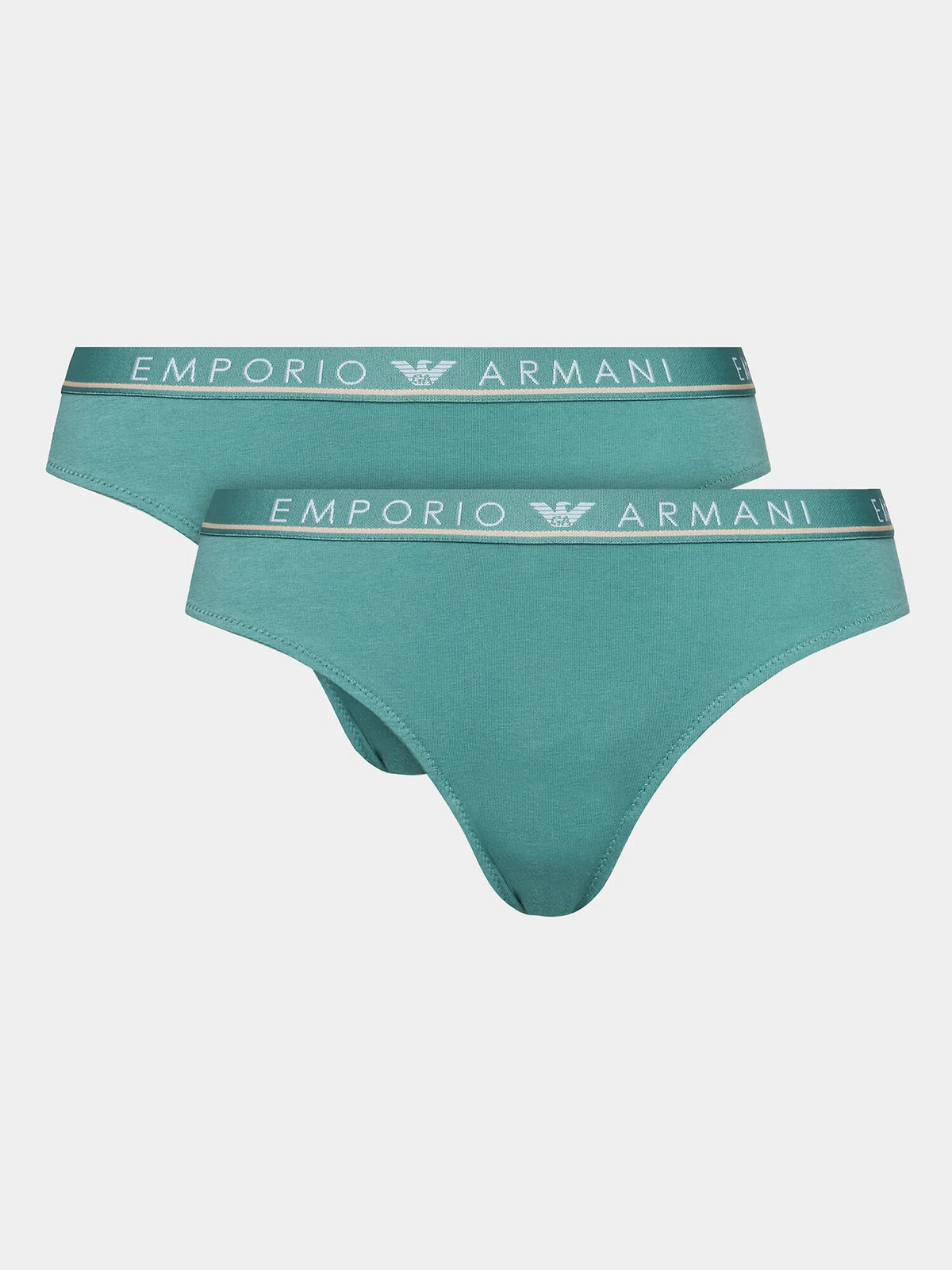 Dámske nohavičky 2PACK 163334 3F227 02631 tyrkysové - Emporio Armani M