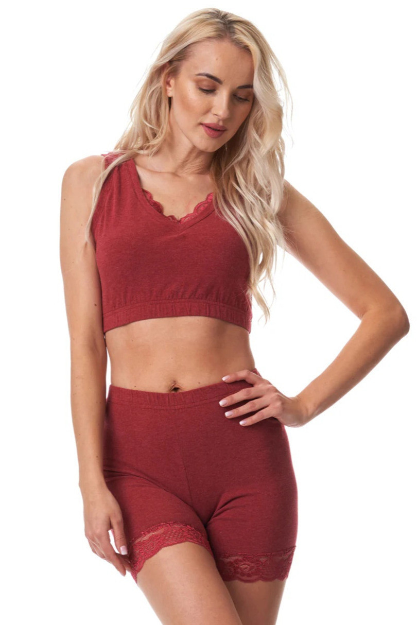 Dámske podvliekacie nohavičky s nohavičkami HOT TOUCH LXU 729 1 Béžová S