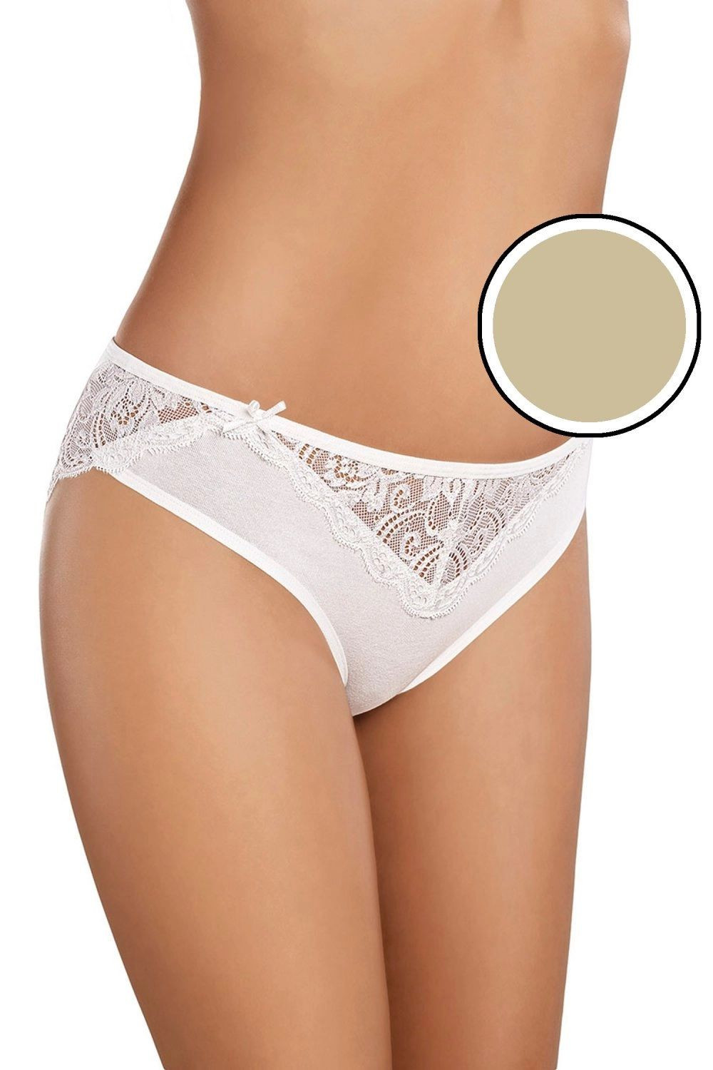 Dámske brazilky 138 beige - GABIDAR Béžová S