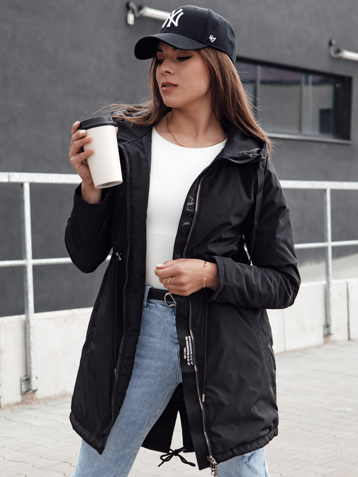 Dámska bunda URBANJOY black Dstreet TY4385 S