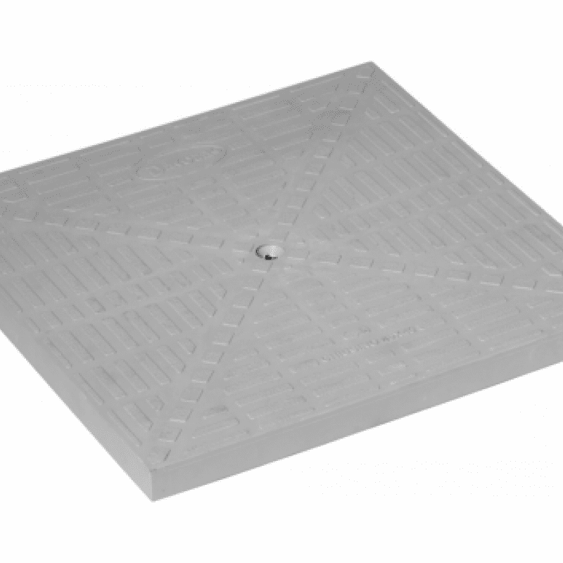 Dakota Poklop - šedá - 200 x 200 mm