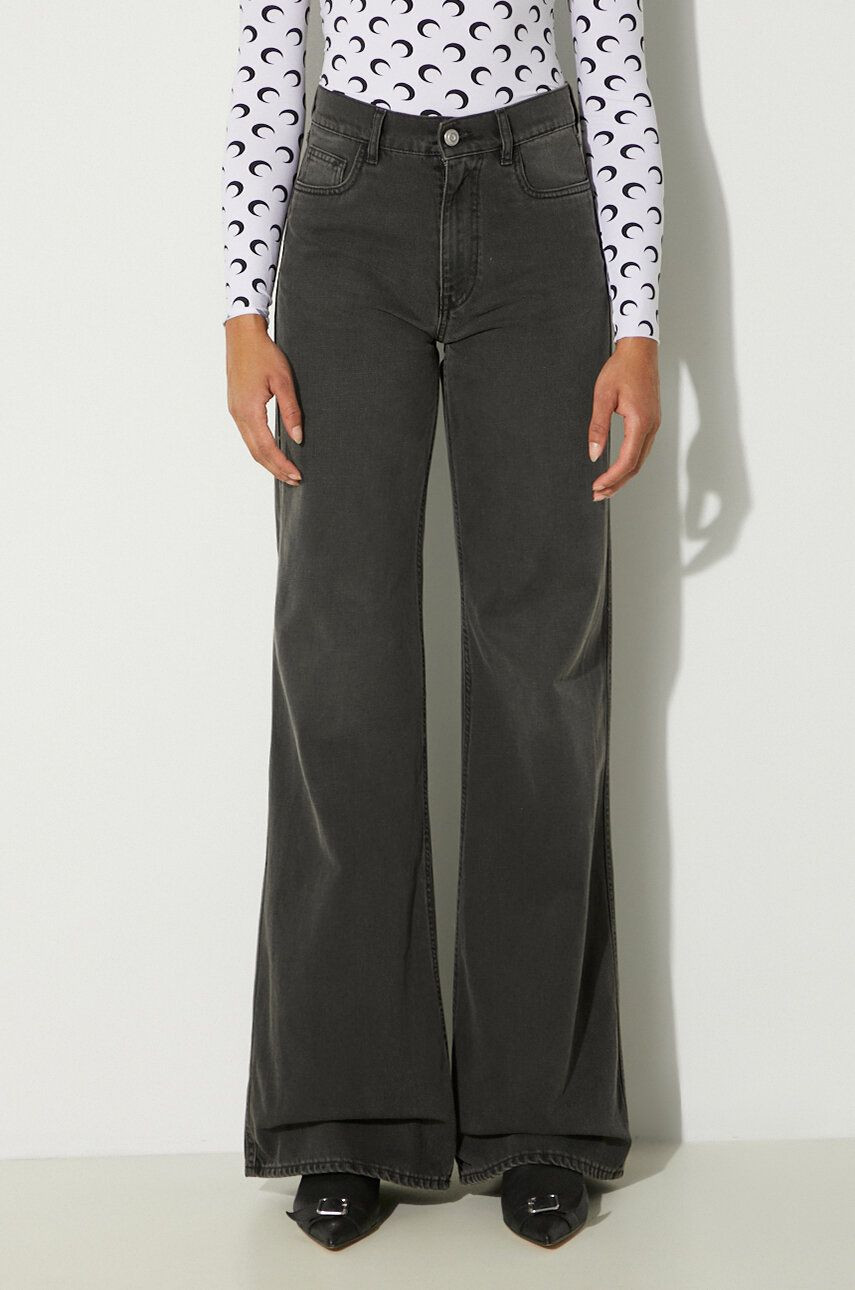 Rifle Coperni Wide Leg Denim Pants dámske, vysoký pás, COPP95F2004