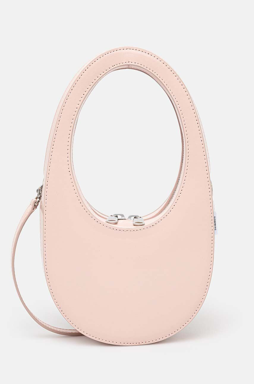 Kabelka Coperni Gloss Crossbody Mini Swipe Bag ružová farba, COPBA38BISF6002