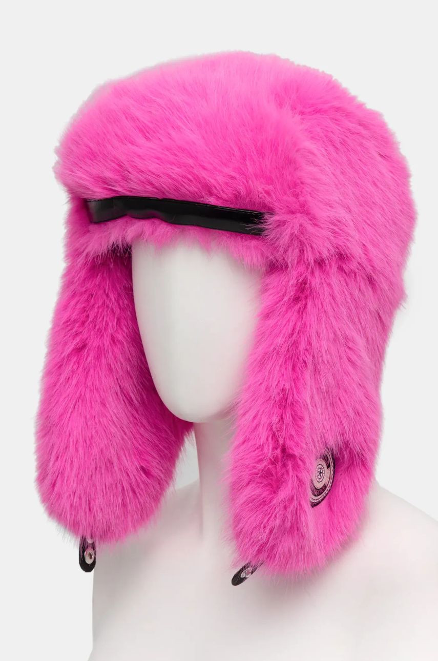 Čiapka Sprayground ružová farba, z hrubej pleteniny, 910HW409NSZ