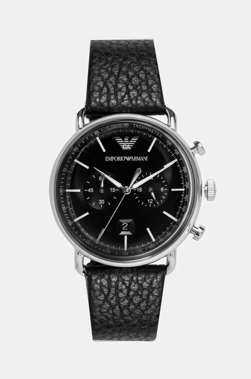 Hodinky Emporio Armani pánske, čierna farba, AR11143
