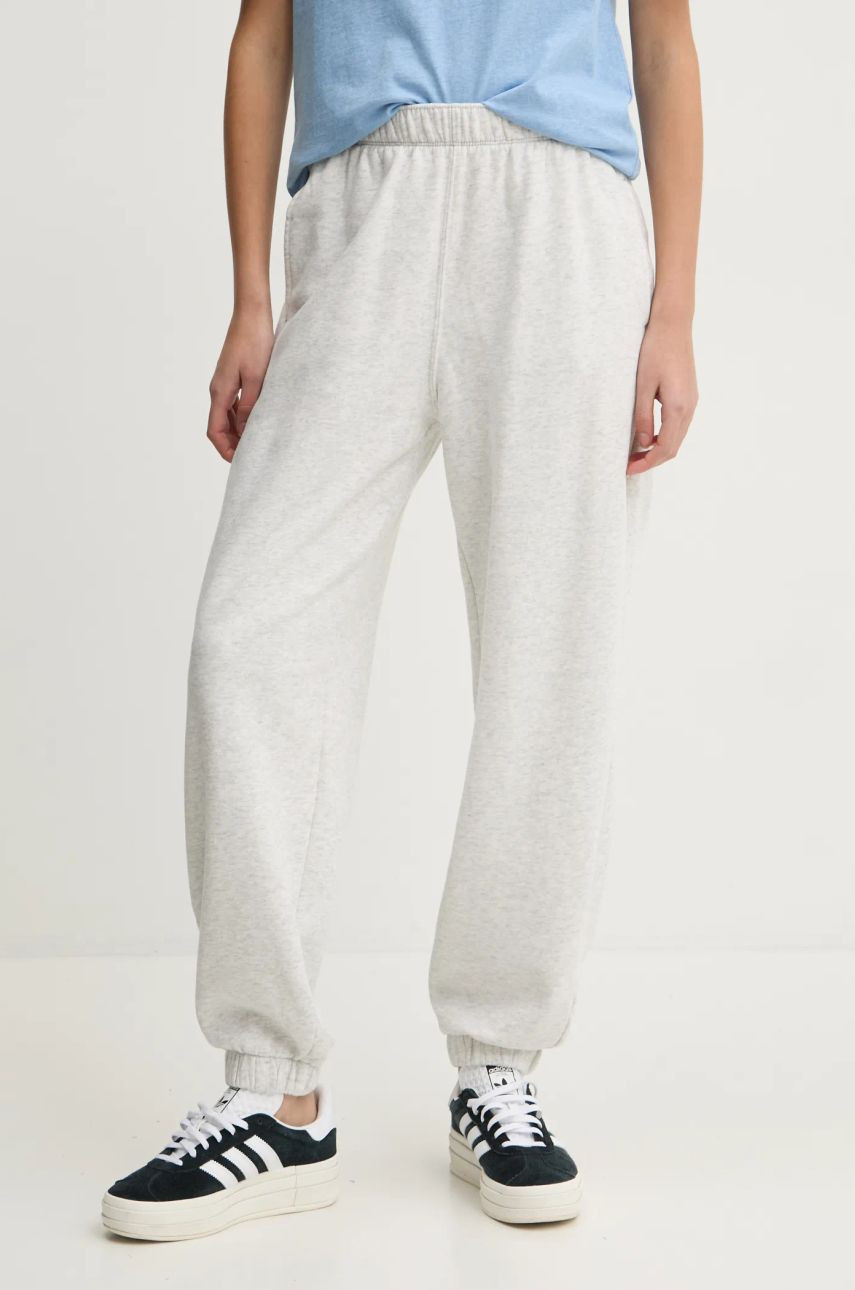 Legíny Hollister Co. dámske, šedá farba, melanžové, KI347-3045