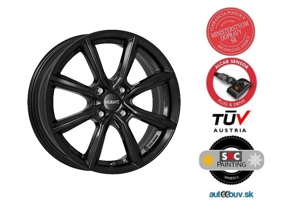 DEZENT TN black 7.00x18 4x108.00 ET27