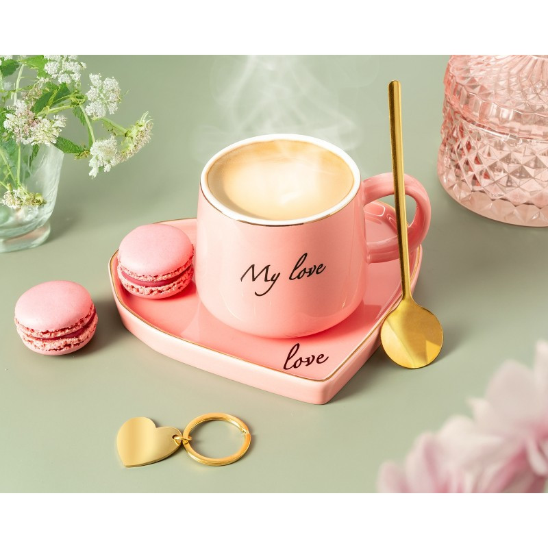 017209 Gadgets and Gift Keramický hrnček - My love s kľúčenkou