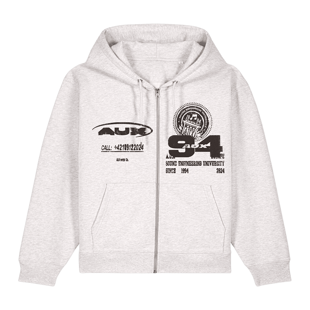 Dalyb mikina AUX company hoodie Svetlá šedá S