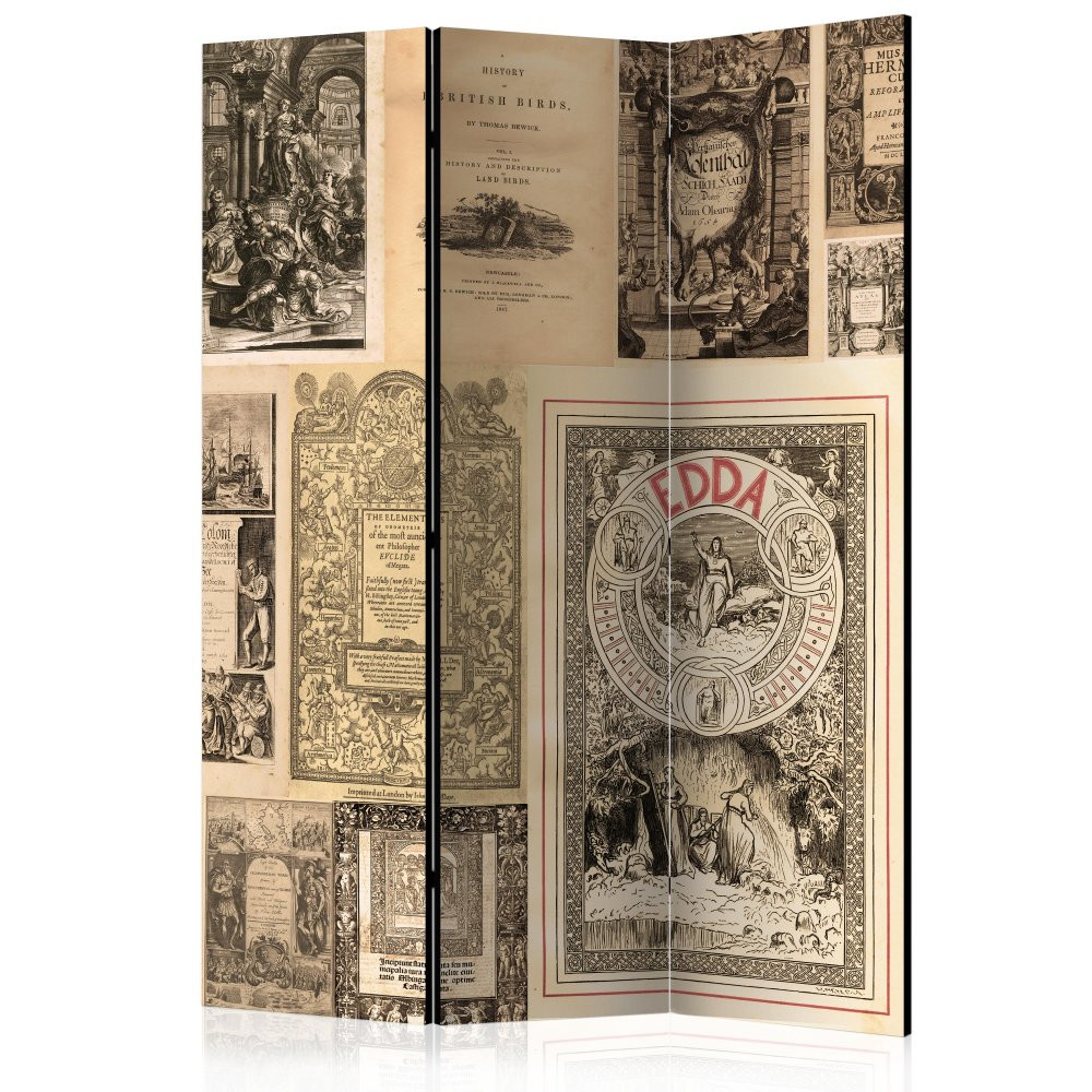 Paraván Vintage Books Dekorhome - POSLEDNÝ KUS