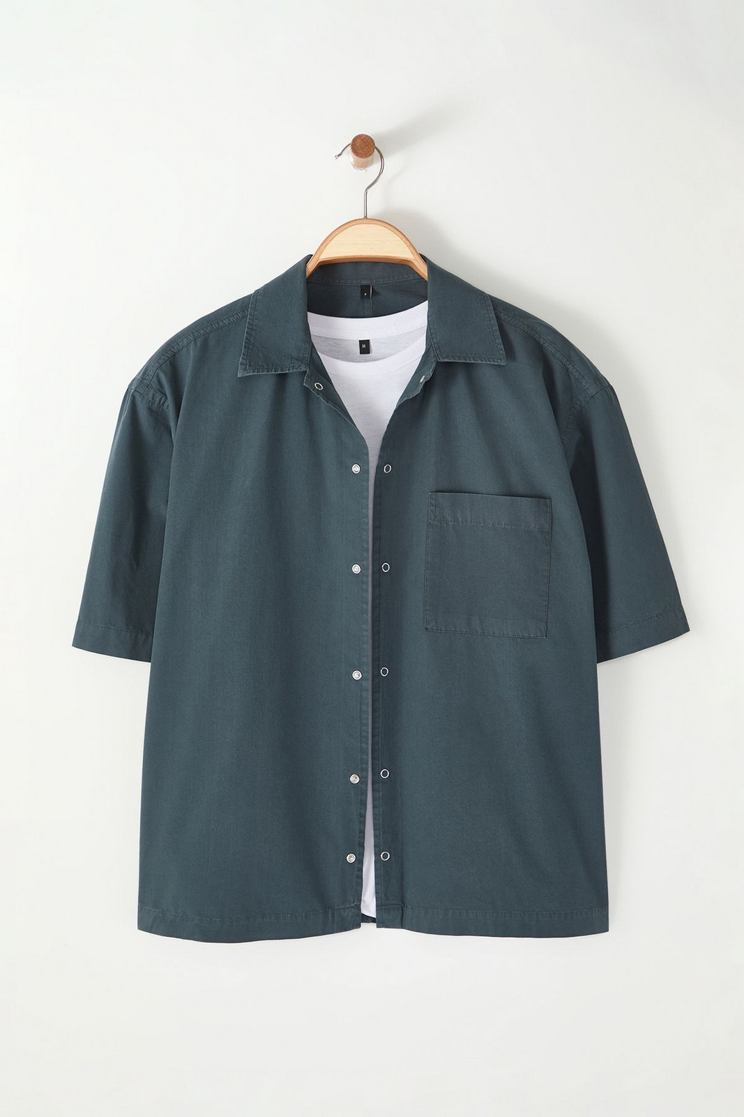 Trendyol Anthracite Boxy Shirt