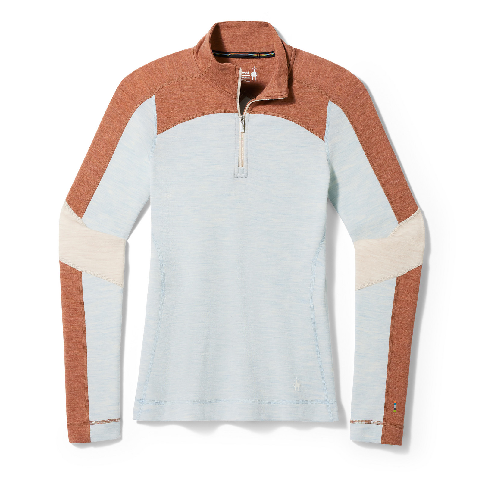 Smartwool W CLASSIC THRMLRN BL COLORBL 1/4 ZIP B winter sky heather Veľkosť: M