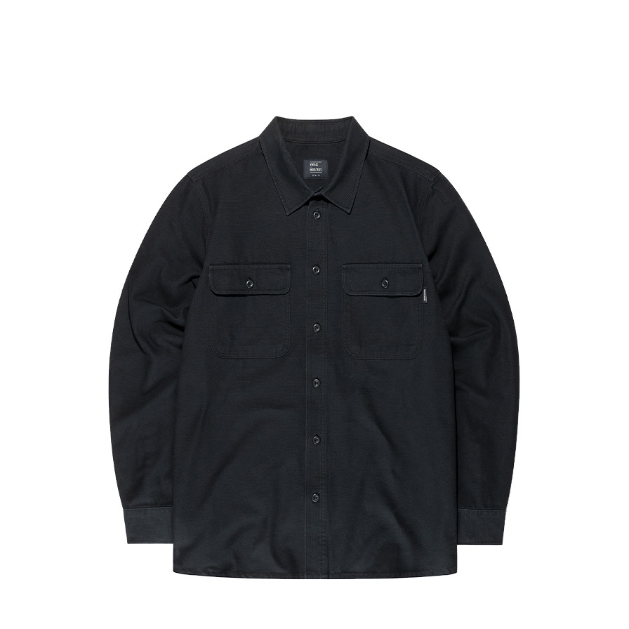 Košeľa pánska Vintage Industries Baron - čierna, XL