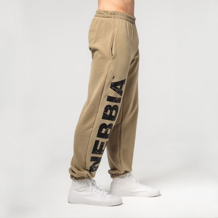 NEBBIA Tepláky GYMBRO Beige  MM