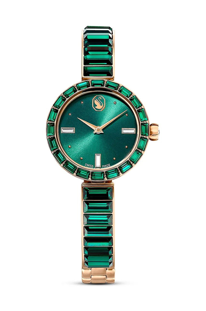 Hodinky Swarovski MATRIX dámske, zelená farba, 5690808