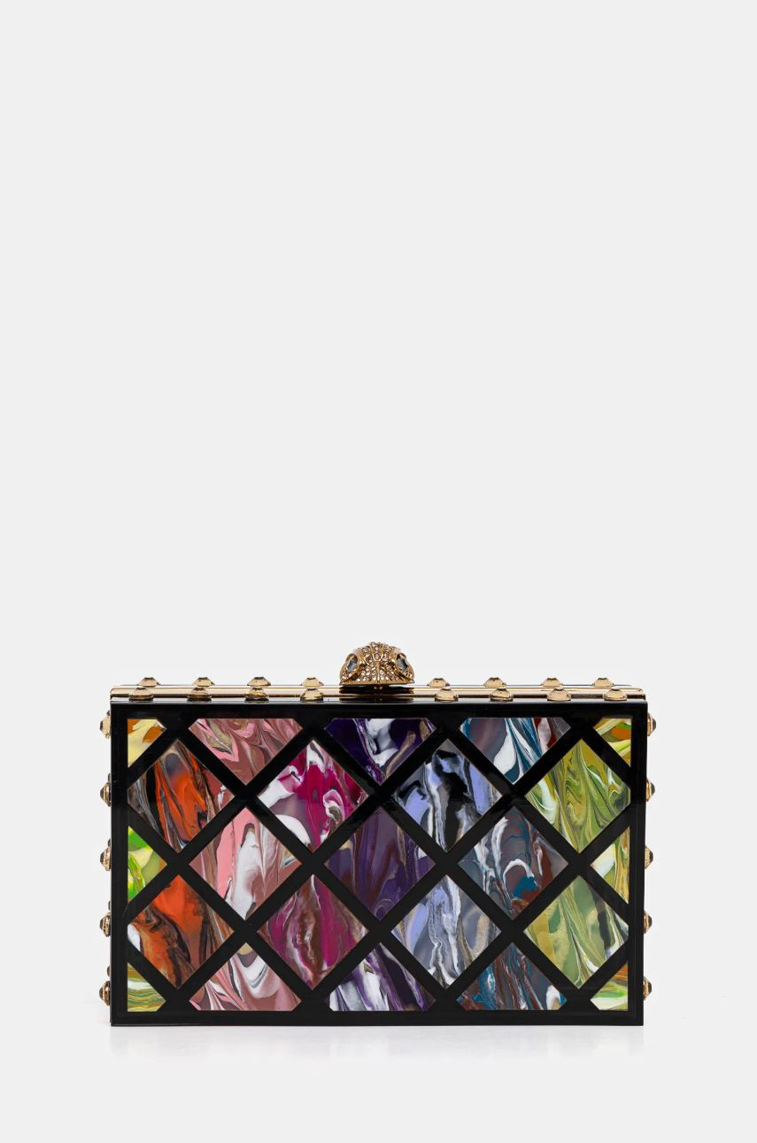 Listová kabelka Kurt Geiger London čierna farba, 3592909979