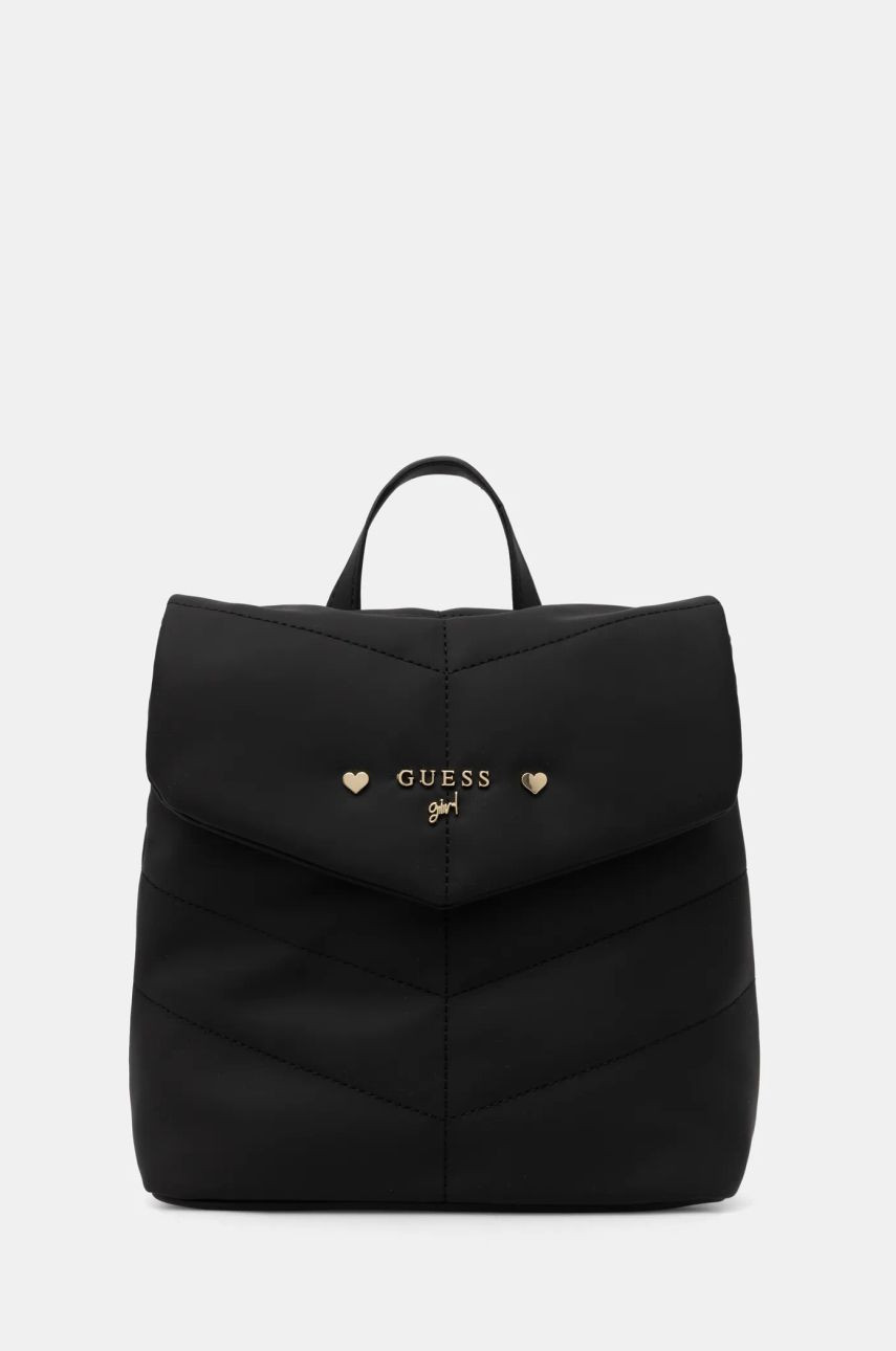 Detský ruksak Guess čierna farba, malý, jednofarebný, J5RZ33 WGVT0