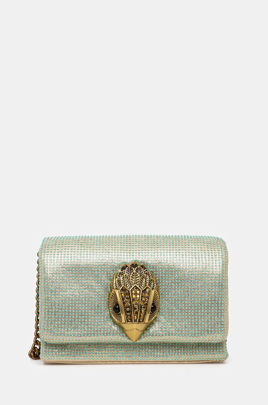 Listová kabelka Kurt Geiger London zlatá farba, 3576966609