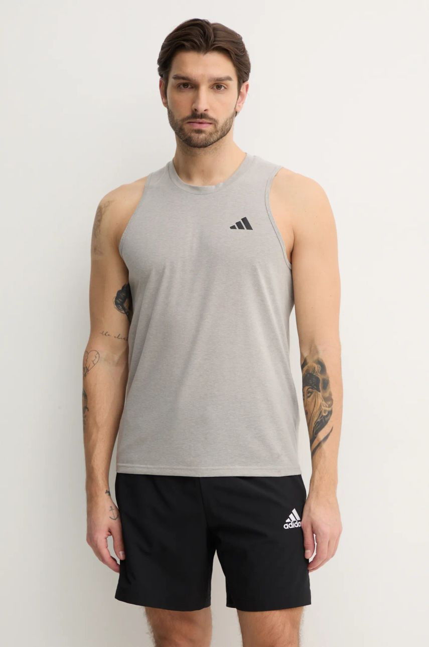 Tréningové tričko adidas Performance Train Essentials šedá farba, IC6950