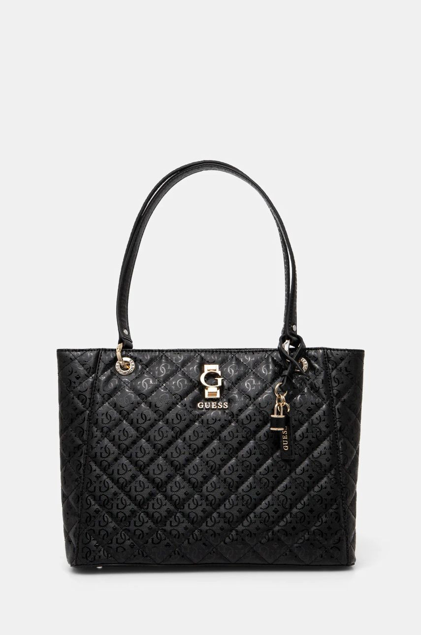 Kabelka Guess BESSEY čierna farba, HWGG95 22250