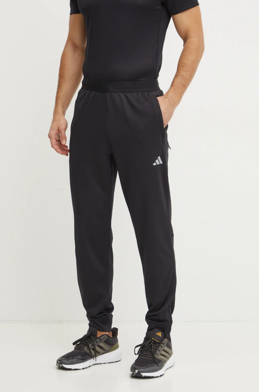 Tréningové nohavice adidas Performance Game and Go čierna farba, jednofarebné, IN5561