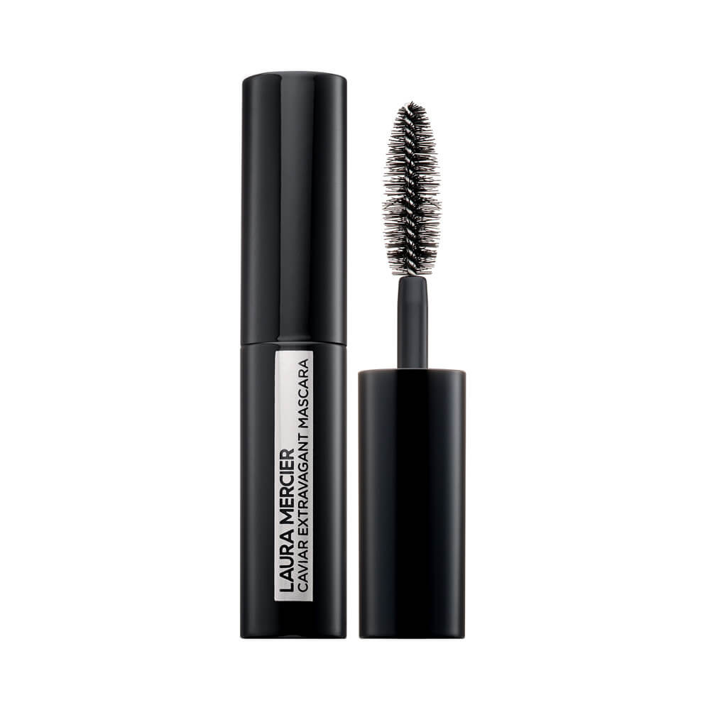 Laura Mercier Objemová a predlžujúca riasenka Caviar Extravagant (Mini Mascara) 4,5 ml Black