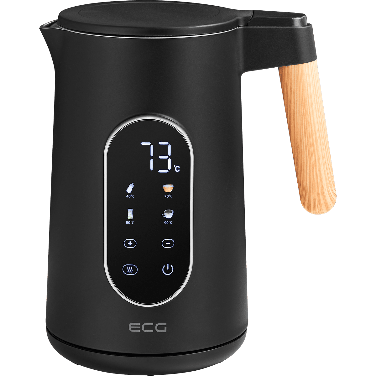 ECG RK 1799 Smart rýchlovarná kanvica, čierna