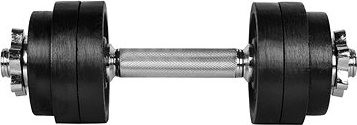 Rulyt Jednoručná činka 10 kg, 30 mm tyč/6× kotúč