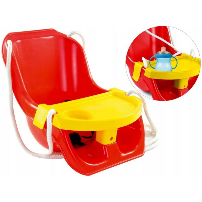 M12079 DR Detská hojdačka s bezpečnostnými pásmi - Mochtoys