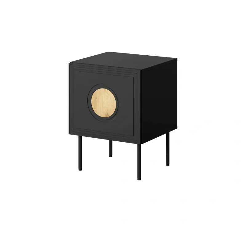 Sada 2 ks nočních stolků Palazzo černá