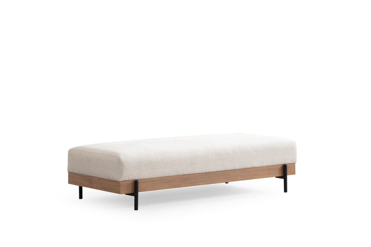 Taburet ETI 158 cm bílý/dub přírodní