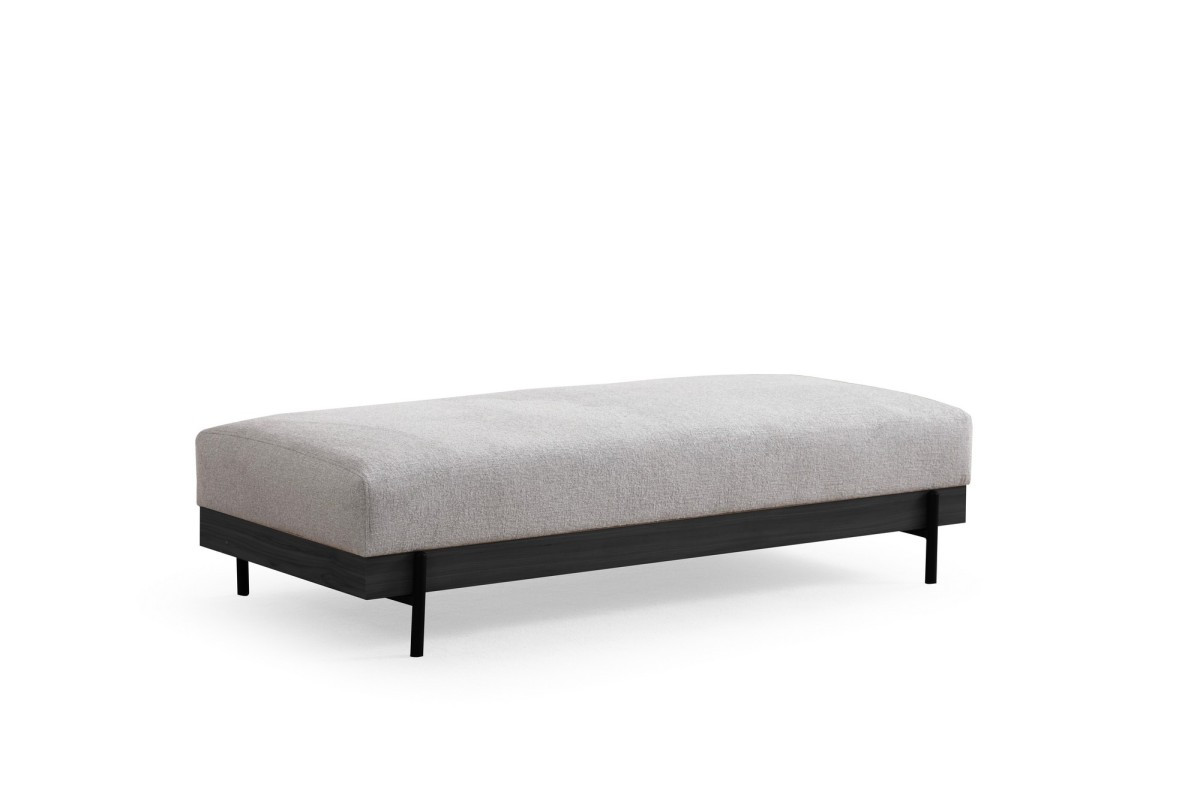 Taburet ETI 158 cm šedý/černý